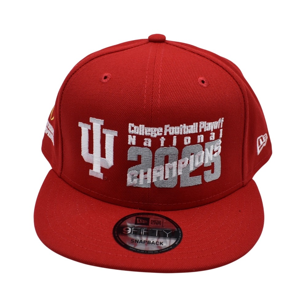 New Era 9FIFTY Indiana Hoosiers 2025 CFP National Champions Snapback Hat Cap NWT